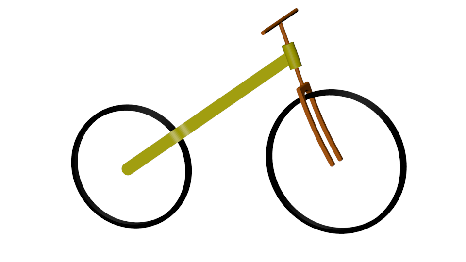 Uncontrolled bicycle image